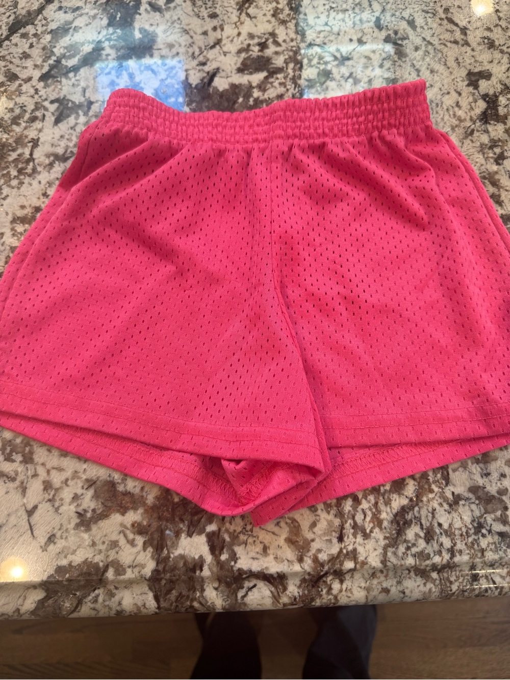 Dori Creation Girls Pink Athletic Mesh Shorts - Comfortable Everyday Fit. Size 7